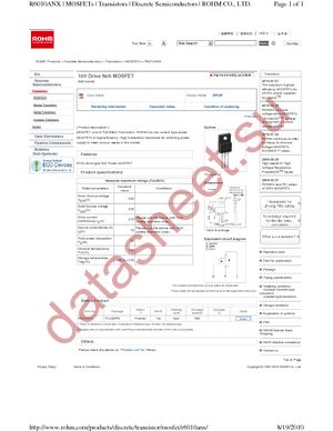 R6010ANX datasheet  